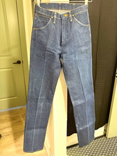 Vintage 70s Wrangler 13MWZG Jeans Women’s 5x36 Talon Zipper USA Western Denim picture
