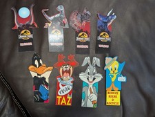 Bookmark Selection 1989-1993 VTG Loony Toons & Jurassic Park Options picture