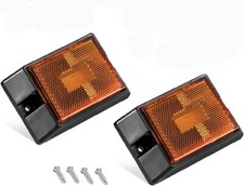 2/4/6x 4 LED Side Marker Clearance Lights Waterproof for Trailer Truck RV Amber picture