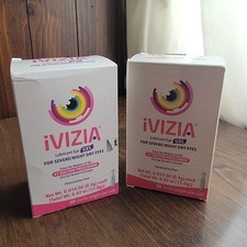 2 iVIZIA Lubricant Eye Gel Severe Dry Eyes 30 Vials 0.42oz UNEXPIRED (60 VIALS) picture