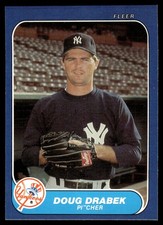 1986 Fleer Update Doug Drabek Rookie #U-36 picture