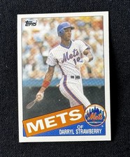 ⚡️COOL VINTAGE⚡️1985 Topps Darryl Strawberry #570 New York Mets ICON MLB HOF picture