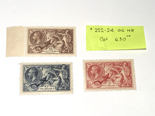Set - 3 Great Britain Scott #222-224 King George 