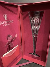 Waterford Crystal 12 Days of Christmas Champagne Flute Day 5 Five Golden Rings picture