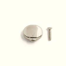 Genuine Hipshot Button Set of 6 D05 Vintage 'Butterbean' NICKEL also fits Grover picture