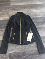 Lululemon Define Jacket Black And Gold Size 4 picture