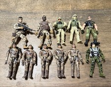 11x Military Soldier Lot World Peacekeepers/Soldier Force/The Corps 3.75”-4” M&C picture