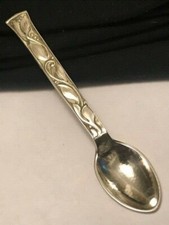 Evald Nielsen 830 Sterling Silver Souvenir Spoon 3.7