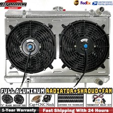 Radaitor+Shroud Fan+Relay Kit For 89-94 1993 NISSAN 240SX S13 KA24 CA18DET RB20 picture