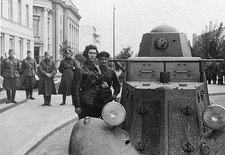 Brest Litovsk Poland The commander of Red Invaders of Poland is pic- Old Photo picture