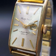 Orient Pretty Orient Special 14KGF Wristwatch Vintage Rare Authentic Genuine picture