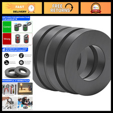 Heavy Duty Large Round Magnets - Strong 60mm x 32mm x 10mm for Industry & Scienc picture