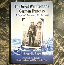 Artur H. Boer The Great War from the German Trenches TP McFarland 1914-1918 picture