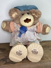 Vintage Furskins Hattie Teddy Bear Pie Baker with Accessories  picture