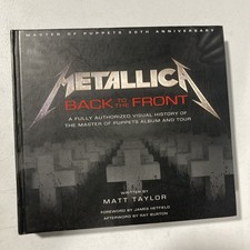 Metallica: Back to the Front (Hardcover 2016) Master of Puppets Album and Tour picture
