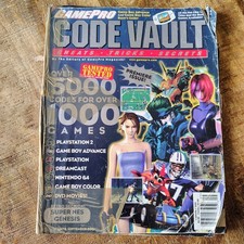 GamePro Code Vault Magazine Premiere Issue September 2001 Video Game Cheats picture