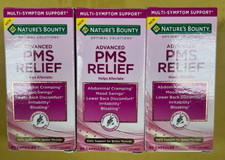 3x 11/26 Nature's Bounty Advanced PMS Relief Pills 60 capsules picture