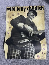 Billy Childish Ltd edition guitar print Numbered And Signed #11/100 Very Rare picture