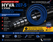 HYVA 207-5 Telescopic Cylinder Seal Kit 5 Stage Hydraulic Dump Hoist Repair picture