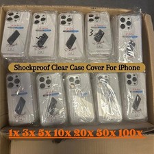 Wholesale Bulk Lot Clear Phone Case Cover For iPhone 18 17 16 15 14 13 12 11 XR picture