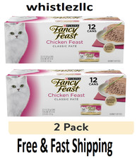 Purina Fancy Feast Classic Pate Wet Cat Food Chicken, 3 Oz Cans- Total 24 Cans picture