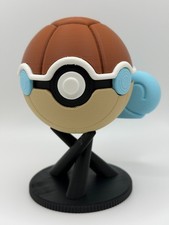 Squirtle Inspired Pokeball Figure | High-Quality 3D Printed -Pokeball Collection picture
