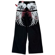 NWT Southpole Wide-Leg Affliction Wing Y2K Pants 28 X 30 picture