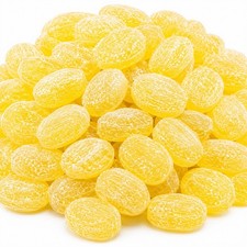 Claeys Sanded Lemon Drops 2  Bulk Bag Old Fashioned Hard Candy Gluten Free picture