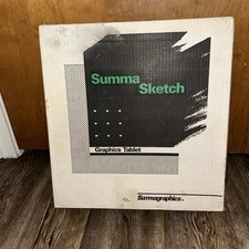 Vintage MMLC 961 Summagraphics Summa Sketch OG Graphic Tablet 6x9 IBM CAD Design picture