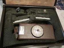 Vintage CHATILLON DPPH-50 Push Pull Force Gauge Tool with Attachments and Case picture