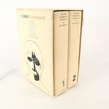 Great Playwrights Eric Bentley 1970 First Edition 2 Volume Set Slipcase picture