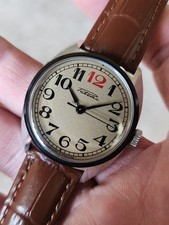 Raketa Red 12 Soviet USSR Aged Dial, New, Box/Papers, USA seller fast ship,  picture