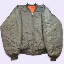 Vintage 90s Rothco Ultra Force MA-1 Flight Bomber Jacket 7XL Made in Korea picture