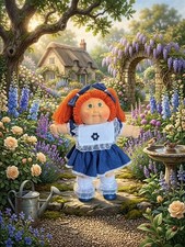 Redheaded Green Eyed Cabbage Patch Doll Girl HM2 P Factory Completely Restored￼ picture