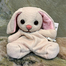 RARE Vintage 1997 Disney Store Cuppy Bean Bag Plush Pink Bunny Rabbit picture