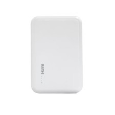 iHome 5000mAh Magnetic Portable Power with USB-A, 2IHPP1008WHTCB White picture