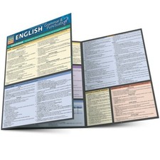 Brand new; QuickStudy | English: Grammar & Punctuation Laminated Study Guide picture
