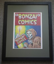 Dr. Revolt Hand Colored & Signed EC Comics Cover Horror Homage Halloween Framed picture