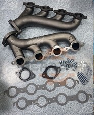 LS Swap Cast Iron Exhaust Manifold New Fit Chevrolet LS1 LS2 LS3 4.8L 5.3L 6.0L picture