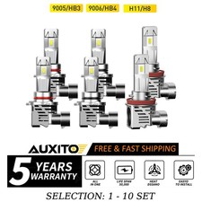 6-60X AUXITO 9005 H11 9006 LED Headlight Bulb High Low Beam Combo 6500K White M3 picture