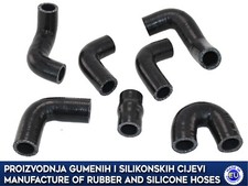 Replacement silicone hoses kit for marine engine YANMAR 4JH, 1986-2000 year. picture