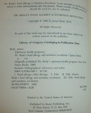 Dr. Braly's Food Allergy and Nutrition Revolution picture