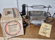 VTG Farberware Open Hearth Broiler Rotisserie Model 445. Original Box. Tested. picture