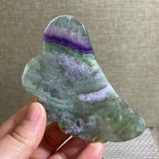68g beautiful Rainbow Fluorite Rough stone specimens cure picture