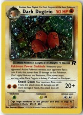 Dark Dugtrio (6) Holo Rare Team Rocket 06/82 Unlimited Holo NM picture