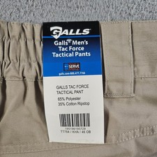 NEW GALLS Tac Force Tactical Cargo Pants Men Size 46 OB Unhemmed Light Khaki picture