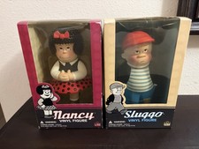 Vintage Nancy & Sluggo Vinyl Figures ~ Rare 2006 ~ Comic Strip Characters picture