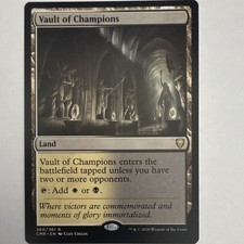 Wizards of the Coast MTG Vault of Champions CMR Rare EN Regular Land 360/361 picture