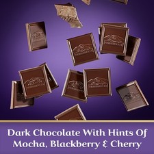 GHIRARDELLI 72% CACAO DARK CHOCOLATE square bar WRAPPED BULK BAG VALUE PRICE picture