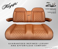 'KOZIP' YAMAHA G29 / Drive2 GOLF CART FRONT SEAT/BACKREST CUSHION SET (BROWN) picture